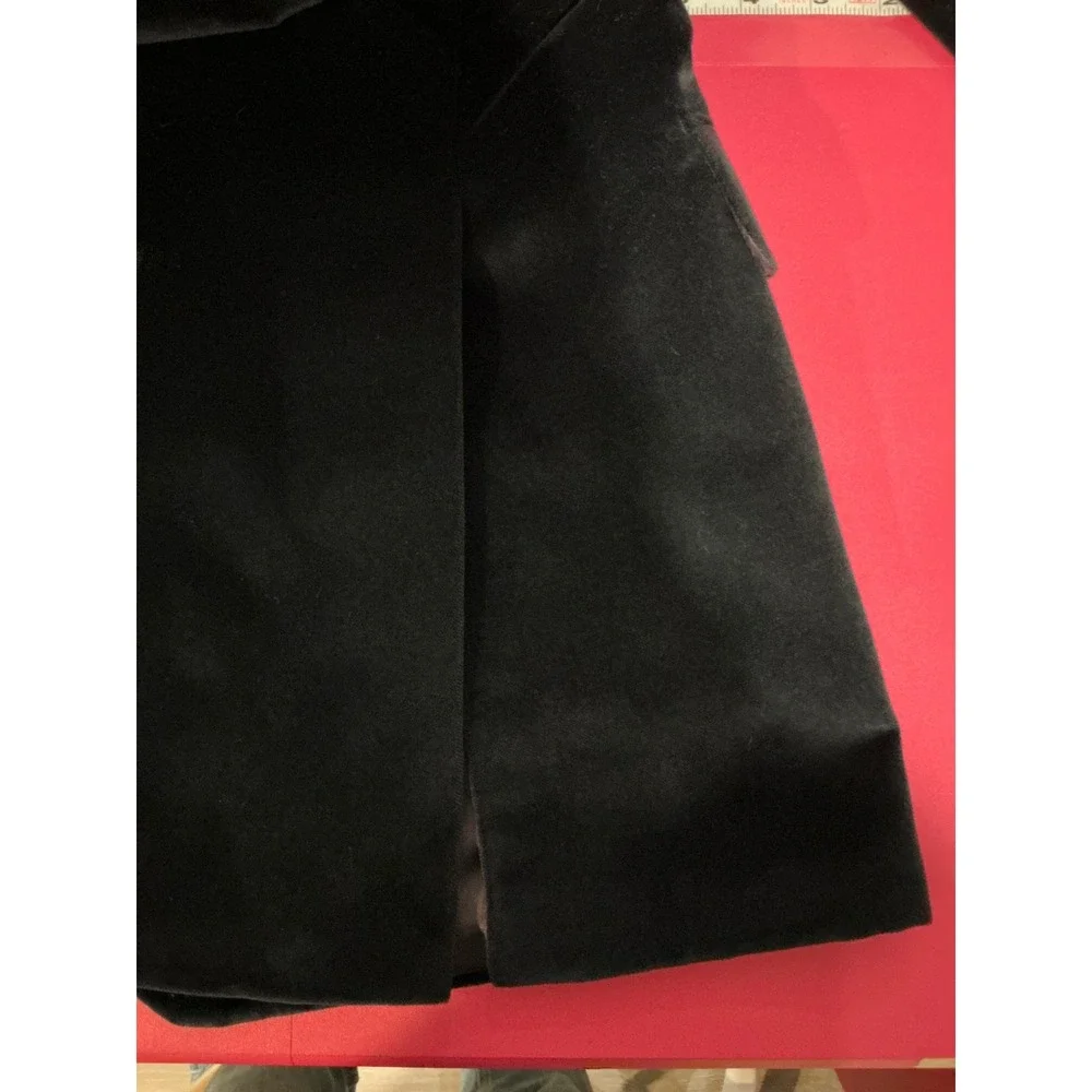 Arnold Brant Men Black‎ Velvet Blazer Jacket Size 42R Old Money Holiday Classic